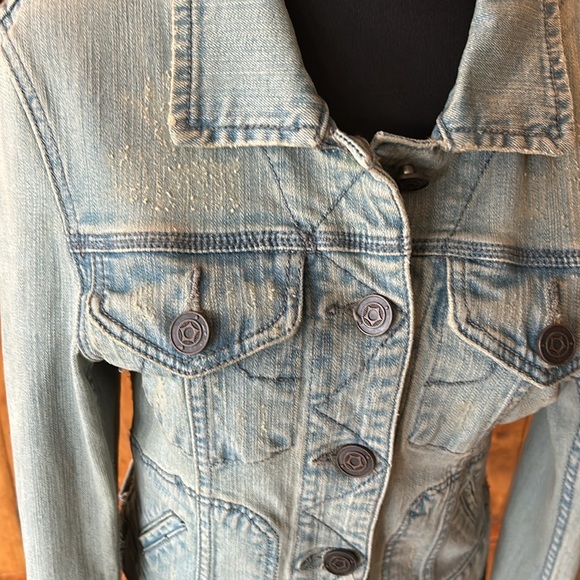 Sundance Catalog Jean Jacket Acid Wash - Size XS - Picture 4 of 9